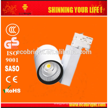 CE RoHS SAA por UL adiustable COB 30w/50W luz de pista LED